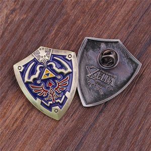 Zelda Hylian Shield Pin - Zelda Brooch